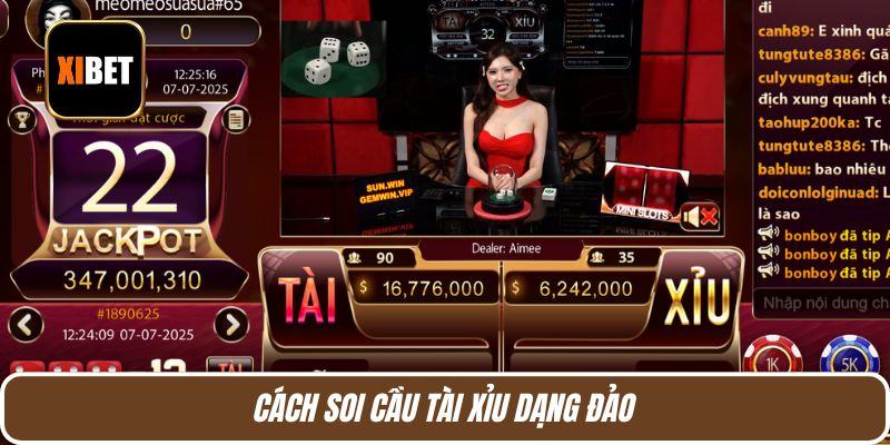 Cách soi cầu tài xỉu dạng đảo