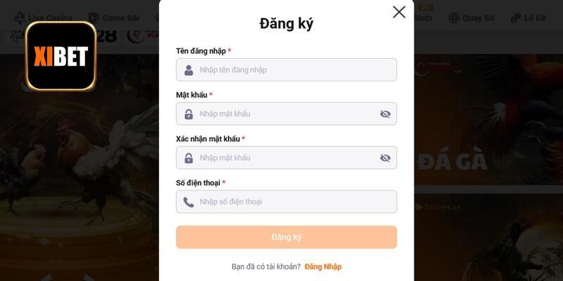 Hướng dẫn tham gia với các bước siêu đơn giản tại Xibet