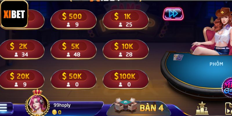 Kinh nghiệm đặt cược game bài Xibet