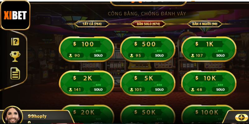Luật chơi game tiến lên tại Xibet