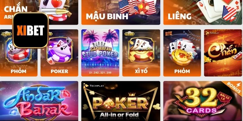 Game bài XIBET đỉnh cao với chất lượng đạt chuẩn 
