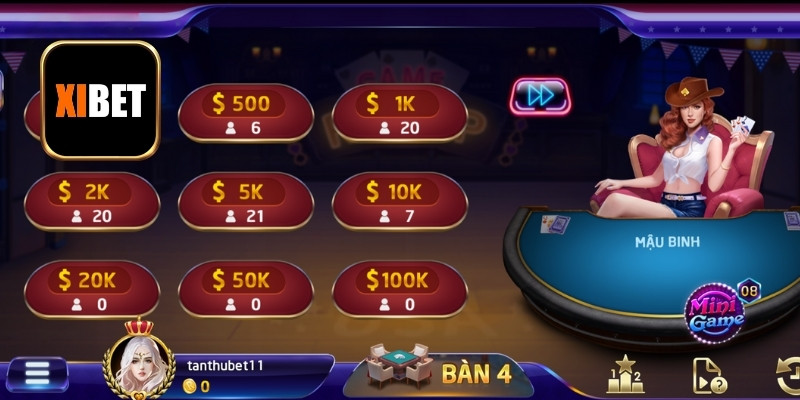 Mậu Binh XIBET đòi hỏi tư duy, chiến thuật thông minh