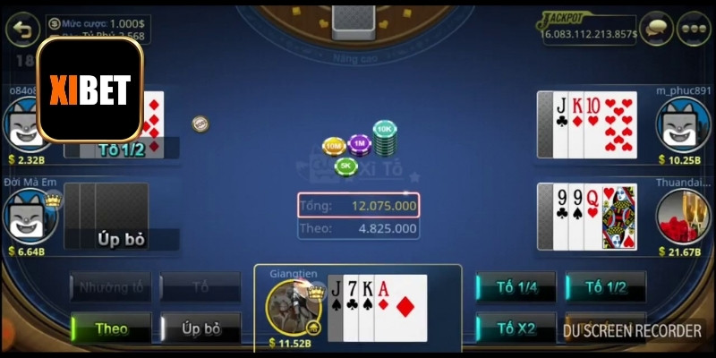 Tổng quan về bộ môn Xì Tố XIBET đình đám